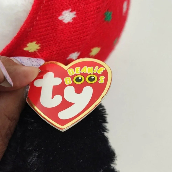 Ty Beanie Boos Freeze Penguin Plush Black White Stuffed Animal 2015 Hang Tag - Picture 4 of 9